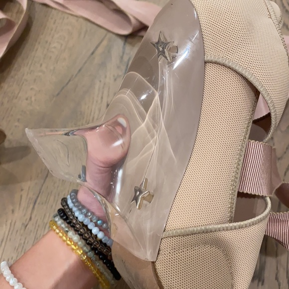 Dior Étoile sandal in nude micro fishnet size 36 - Picture 7 of 8